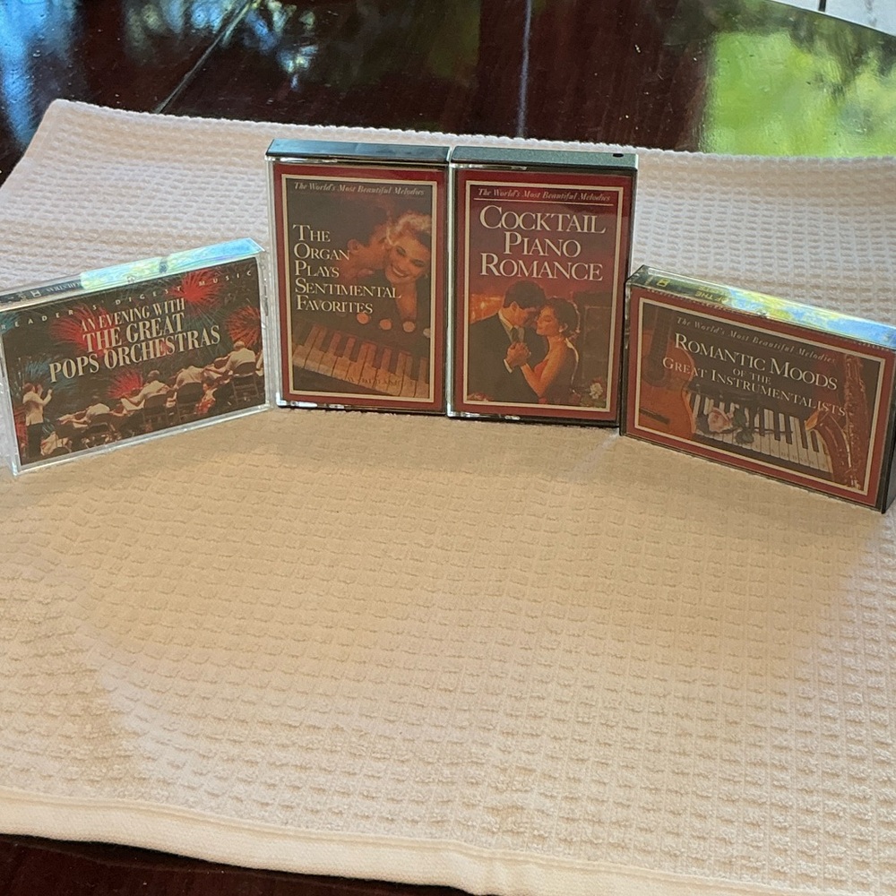 Set of Romantic Music Cassette Tapes
